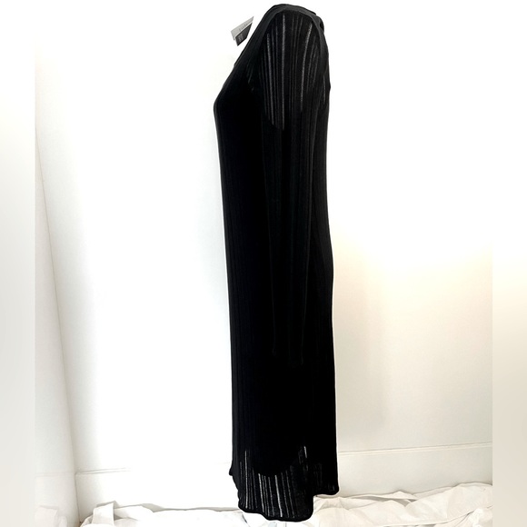 🔥HOST PICK🔥NWT Designer Eileen Fischer Black Knit 2 Pcs Dress - Picture 10 of 11